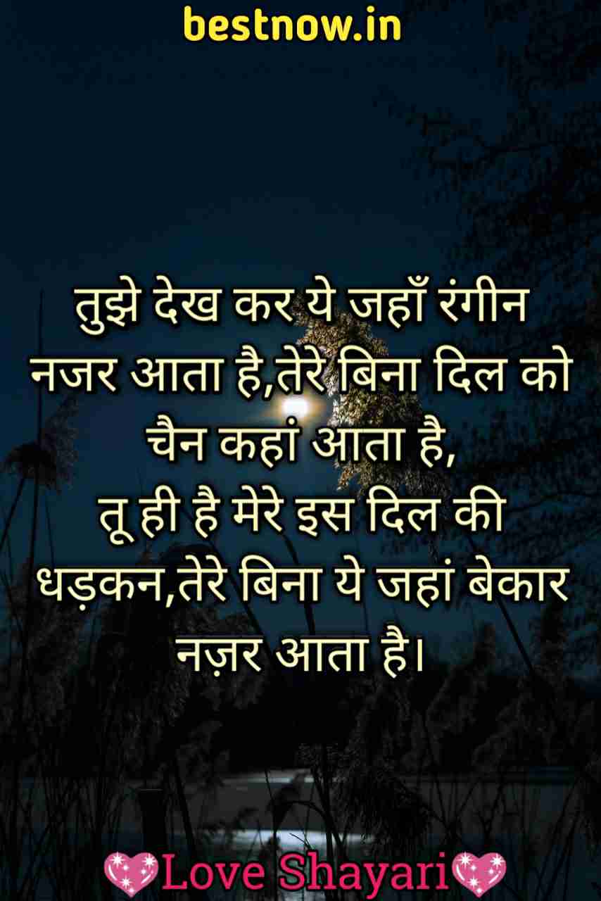 hindi love shayari

