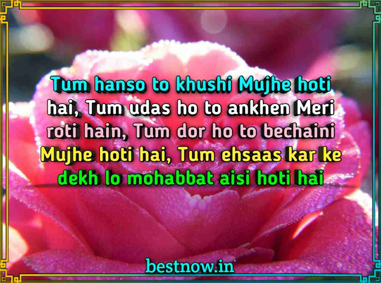 Love shayari in English