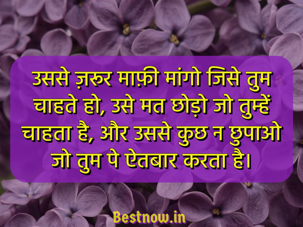 Sorry Shayari For Wife